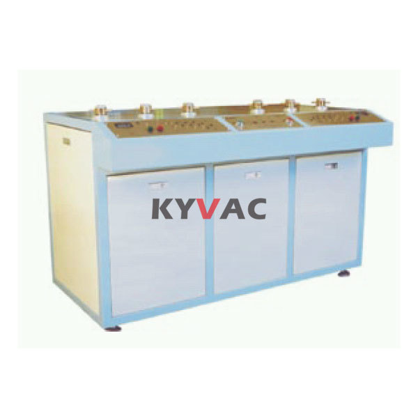 Многопозиционный вакуумный откачной пост с контролем герметичности KYVAC